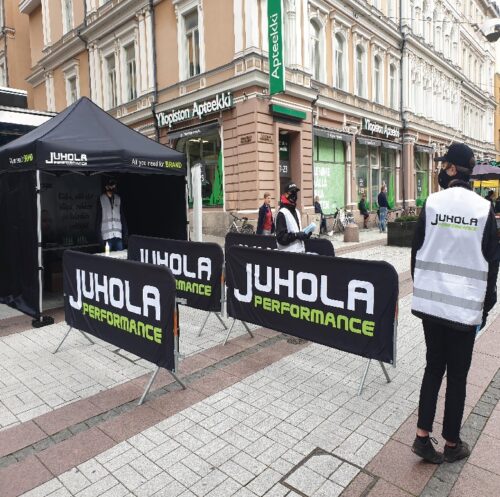 Turva-aita banderollit BASIC ja PRO