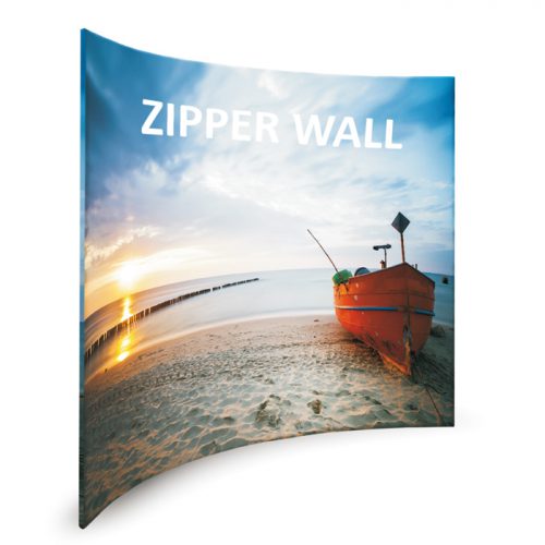 Messuseinä Zipper Wall kaareva